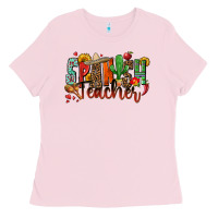 Bubblegum Pink spanish teacher Ladies Tee - Zillion Design Studio