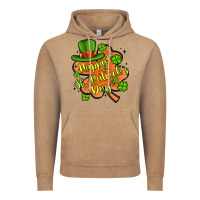 Vintage Coffee happy st patrick s day shamrock Vintage Hoodie - Artiststas