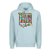Blue Mist summer vibes Premium Hoodie - NancyCooperArtShop
