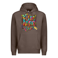 Coffee summer vibes Premium Hoodie - NancyCooperArtShop