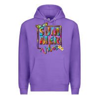 Purple summer vibes Premium Hoodie - NancyCooperArtShop