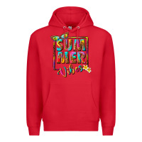Red summer vibes Premium Hoodie - NancyCooperArtShop