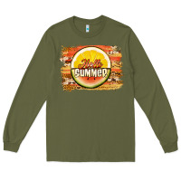 Army Green hello summer watermelon lemon Long Sleeve Tee - Jasminsmagicworld