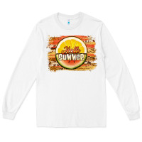 White hello summer watermelon lemon Long Sleeve Tee - Jasminsmagicworld