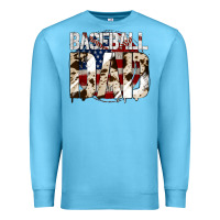 Ocean Blue Baseball American Dad Premium Sweatshirt - Bettercallsaul