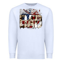 White Baseball American Dad Premium Sweatshirt - Bettercallsaul