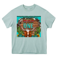 Arona wild one longhorn gemstones cactus and sunflowers Heavy Core Tee - Artiststas