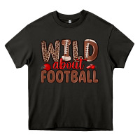 Asphalt wild about football Heavy Core Tee - Zillion Design Studio