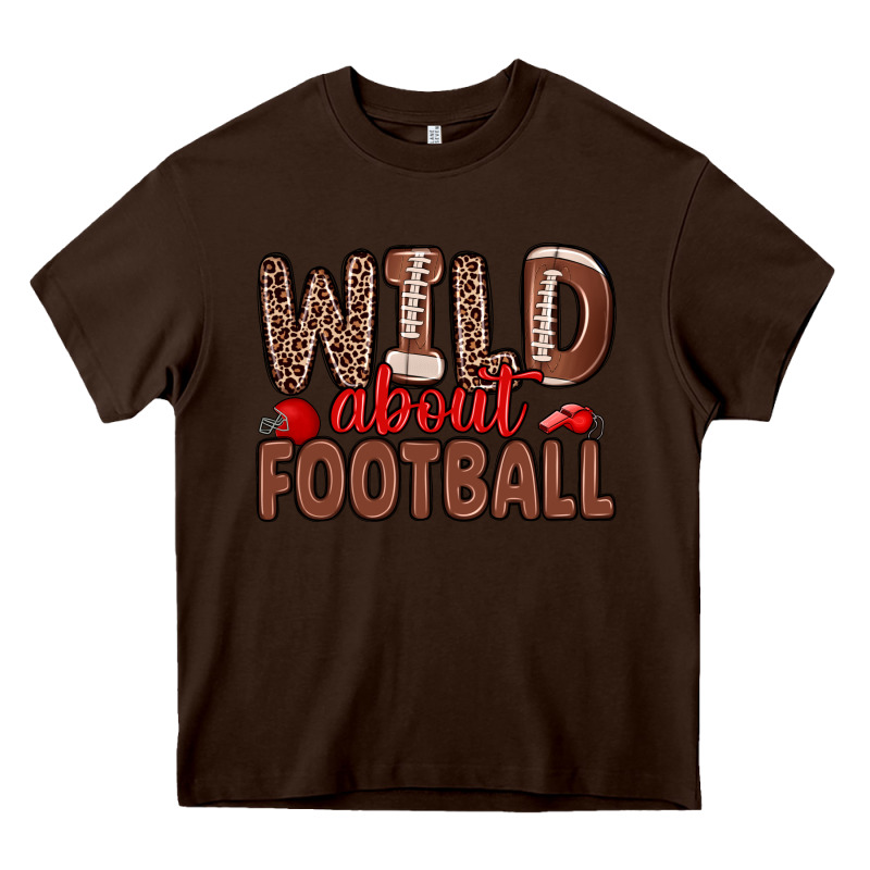 Wild About Football Heavy Core Tee by Zillion Design Studio | Teevron