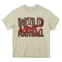 Mossy wild about football Heavy Core Tee - Zillion Design Studio