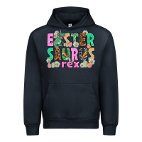 Navy Easter Saurus Nurse Easter Day Urban Hoodie - HowdyJamesFarm