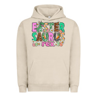 Pigment French Oak Easter Saurus Nurse Easter Day Urban Hoodie - HowdyJamesFarm