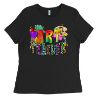 Black art teacher Ladies Tee - Zillion Design Studio