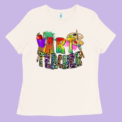 Art Teacher Ladies Tee Designed By Zillion Design Studio