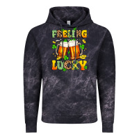 Cloud Black feeling lucky Vintage Hoodie - Artiststas