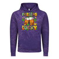 Cloud Purple feeling lucky Vintage Hoodie - Artiststas
