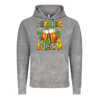 Cloud Rock feeling lucky Vintage Hoodie - Artiststas