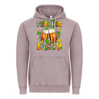 Vintage Zinc feeling lucky Vintage Hoodie - Artiststas
