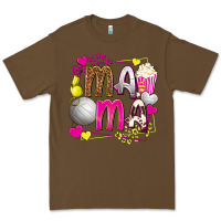 Cacao mama volleyball with popcorn Premium Tee - texasbilliewilder