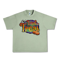 Oil Green trick or treat black Urban Heavy Tee - JahusDesignShop