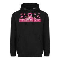Black breast cancer american football Heavyweight Hoodie - Jasminsmagicworld