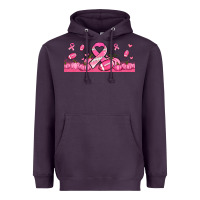Plum breast cancer american football Heavyweight Hoodie - Jasminsmagicworld