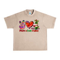French Oak peace love wine Urban Heavy Tee - AdoDesignShop