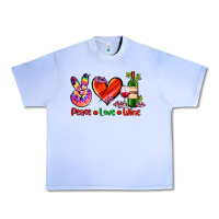 Grape Ice peace love wine Urban Heavy Tee - AdoDesignShop