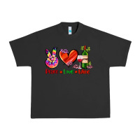 Pigment Black peace love wine Urban Heavy Tee - AdoDesignShop