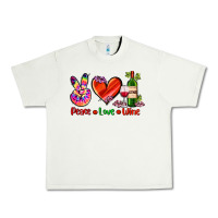 Pistachio peace love wine Urban Heavy Tee - AdoDesignShop