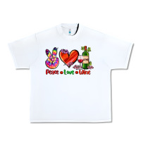 White peace love wine Urban Heavy Tee - AdoDesignShop