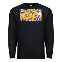 Black Rocky Mountain Columbine Flower Premium Sweatshirt - Bettercallsaul