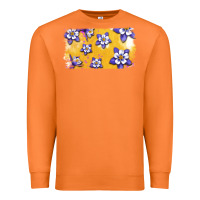 Carrot Rocky Mountain Columbine Flower Premium Sweatshirt - Bettercallsaul