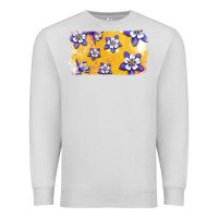 Dove Grey Rocky Mountain Columbine Flower Premium Sweatshirt - Bettercallsaul