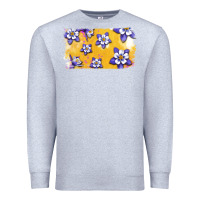 Heather Grey Rocky Mountain Columbine Flower Premium Sweatshirt - Bettercallsaul