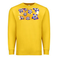 Lemon Rocky Mountain Columbine Flower Premium Sweatshirt - Bettercallsaul