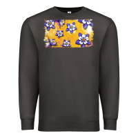 Smoke Rocky Mountain Columbine Flower Premium Sweatshirt - Bettercallsaul