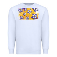 White Rocky Mountain Columbine Flower Premium Sweatshirt - Bettercallsaul