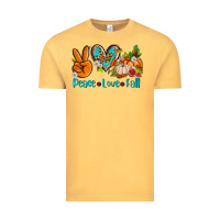 Vintage Mustard peace love fall ado Vintage Tee - AdoDesignShop