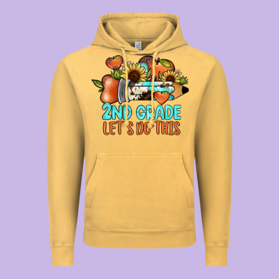 2nd Grade Let S Do This Vintage Hoodie Designed By Jahusdesignshop