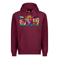 Burgundy summer looks good on me Premium Hoodie - NancyCooperArtShop