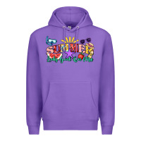 Purple summer looks good on me Premium Hoodie - NancyCooperArtShop