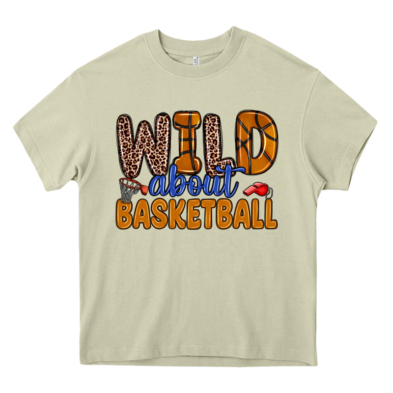 Wild About Basketball Heavy Core Tee by Zillion Design Studio | Teevron