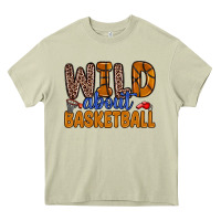 Mossy wild about basketball Heavy Core Tee - Zillion Design Studio