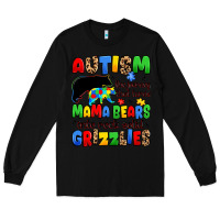 Black autism the journey that turns mama bears Long Sleeve Tee - JahusDesignShop