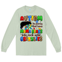 Matcha autism the journey that turns mama bears Long Sleeve Tee - JahusDesignShop