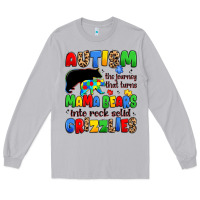 Moon Dust autism the journey that turns mama bears Long Sleeve Tee - JahusDesignShop