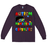 Plum autism the journey that turns mama bears Long Sleeve Tee - JahusDesignShop