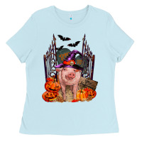 Pig Halloween Ladies Tee | Teevron