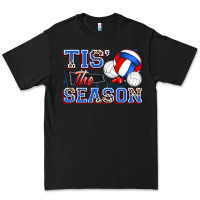 Black tis' the season volleyball Premium Tee - Zillion Design Studio
